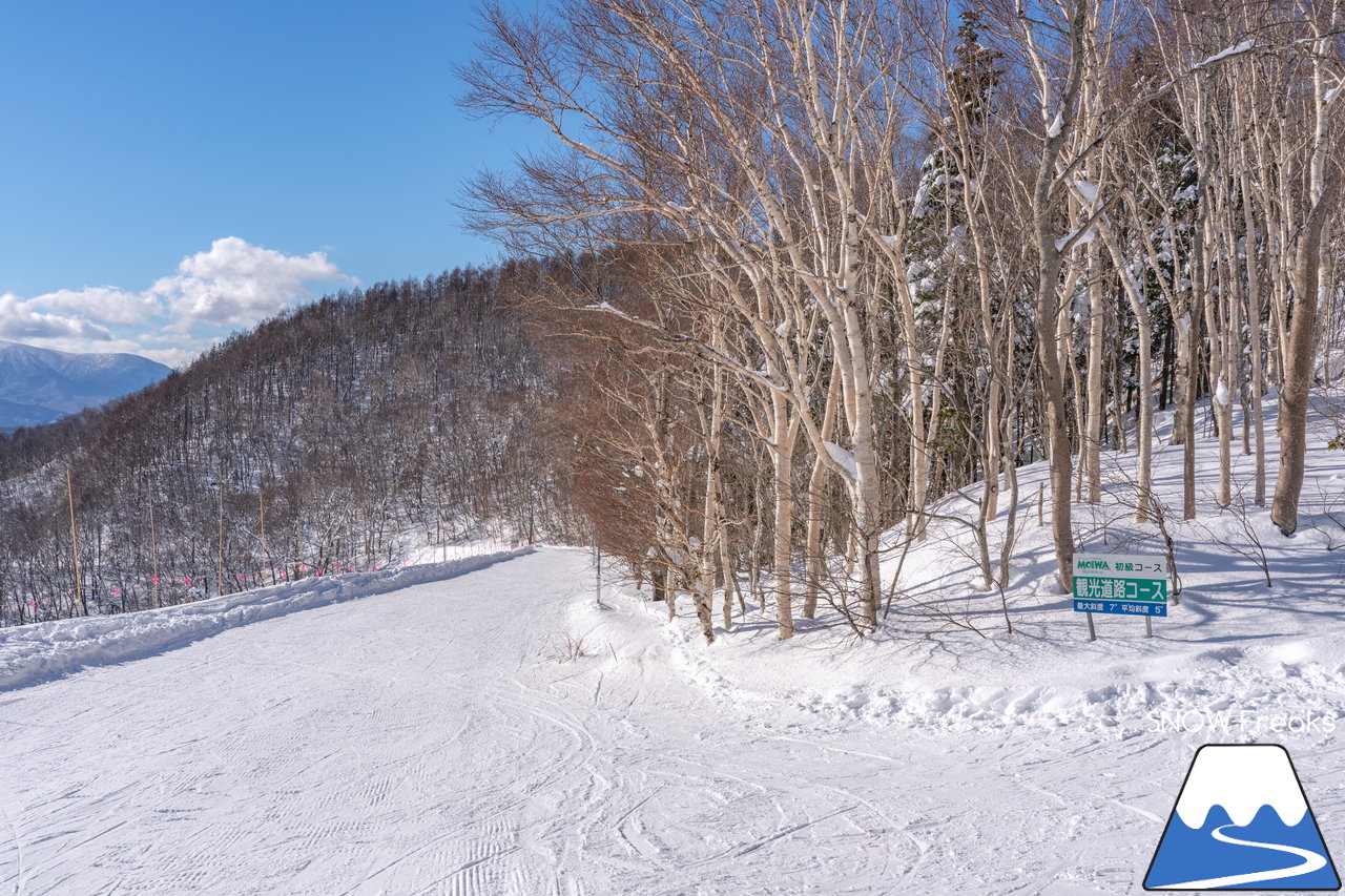 札幌藻岩山スキー場｜本日、雲一つ無い快晴！札幌藻岩山の全10コースの滑走にチャレンジ(^^)/